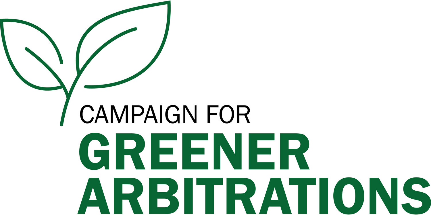 Campaign For Greener Arbitrations   Logo